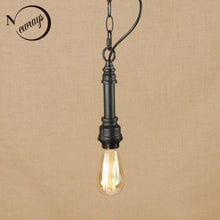 Load image into Gallery viewer, Vintage lron Black Hang Lamp