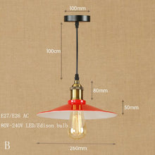 Load image into Gallery viewer, Modern Red  Pendant Lamp