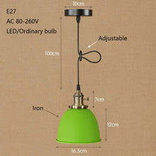 Load image into Gallery viewer, Modern Colorful Iron Pendant Lamp