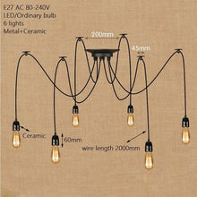 Load image into Gallery viewer, Big Spider Ceramic Pendant Lamp