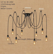 Load image into Gallery viewer, Big Spider Ceramic Pendant Lamp