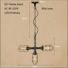 Load image into Gallery viewer, Vintage Iron Pendant Lamp