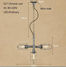 Load image into Gallery viewer, Vintage Iron Pendant Lamp