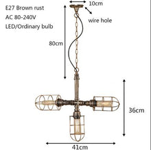 Load image into Gallery viewer, Vintage Iron Pendant Lamp