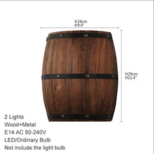 Load image into Gallery viewer, American Barrel Wall Lamp