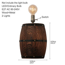 Load image into Gallery viewer, American Barrel Wall Lamp