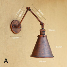 Load image into Gallery viewer, Vintage Loft metal wall lamp