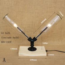 Load image into Gallery viewer, Modern glass Bottle Desk Light