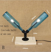 Load image into Gallery viewer, Modern glass Bottle Desk Light
