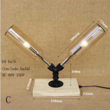Load image into Gallery viewer, Modern glass Bottle Desk Light