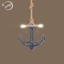 Load image into Gallery viewer, Vintage iron hanging lamp